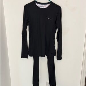 Columbia Omni heat top and pants.
